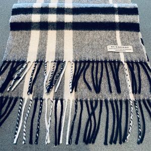Burberry Cashmere scarf.